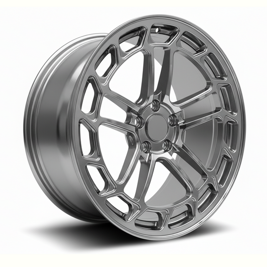 BE 006 | Corvette C8\ Lamborghini Aventador | Super Concave Chrome Black Wheels with 19x8.5, 20x11 / 20x9, 21x12
