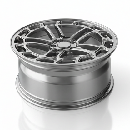 BE 006 | Corvette C8\ Lamborghini Aventador | Super Concave Chrome Black Wheels with 19x8.5, 20x11 / 20x9, 21x12